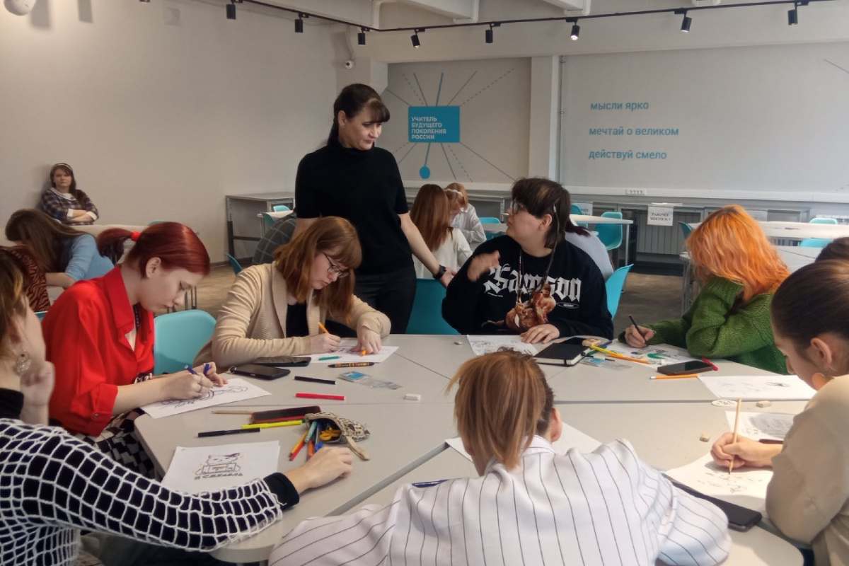 Мастер-класс по созданию стикеров провели преподаватели Мининского университета для учащихся нижегородских техникумов и колледжей