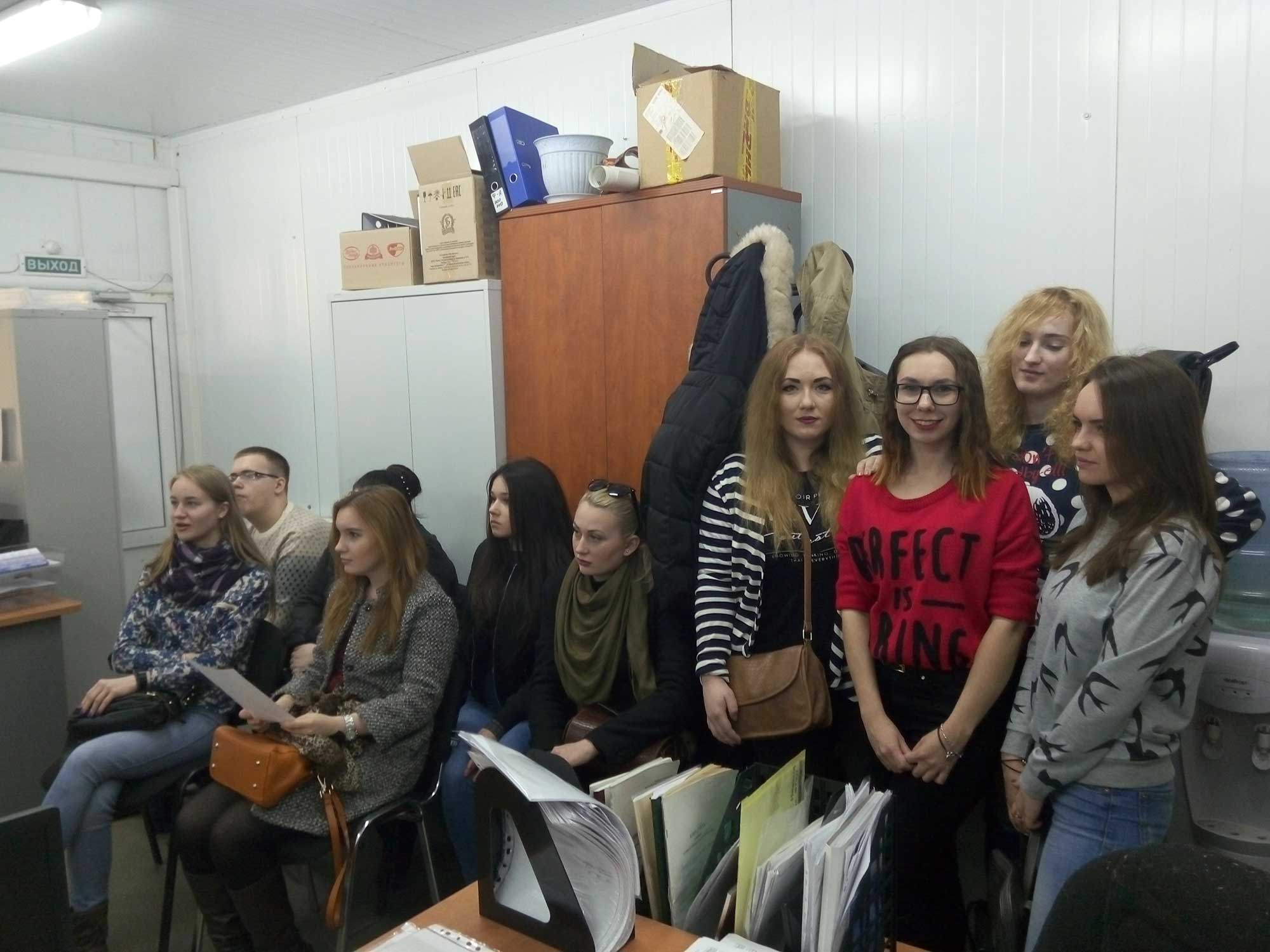 Студенты ФУиСТС побывали на предприятии ООО «Эхо»