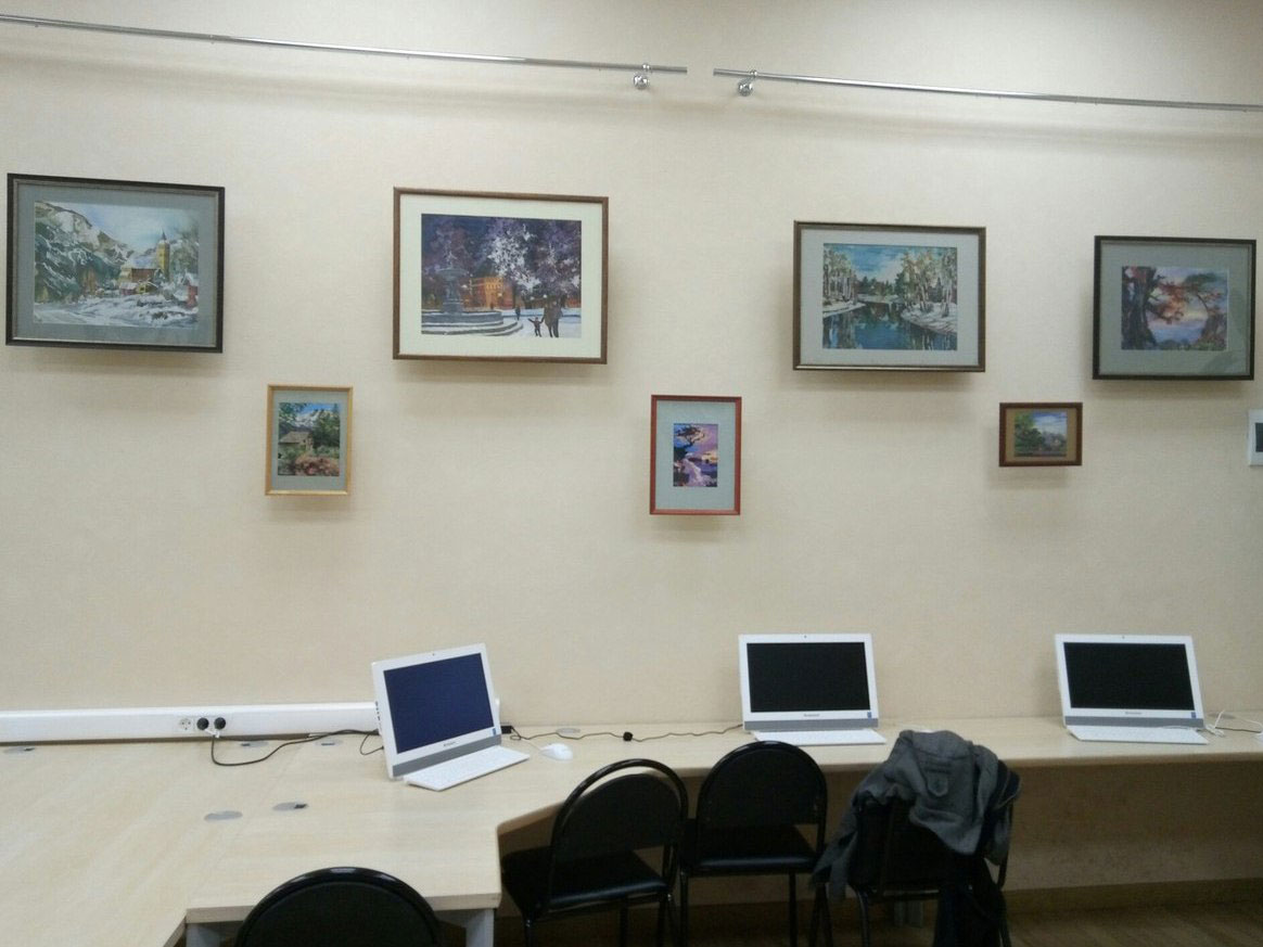 Выставка студенческих работ «Теплая живопись»