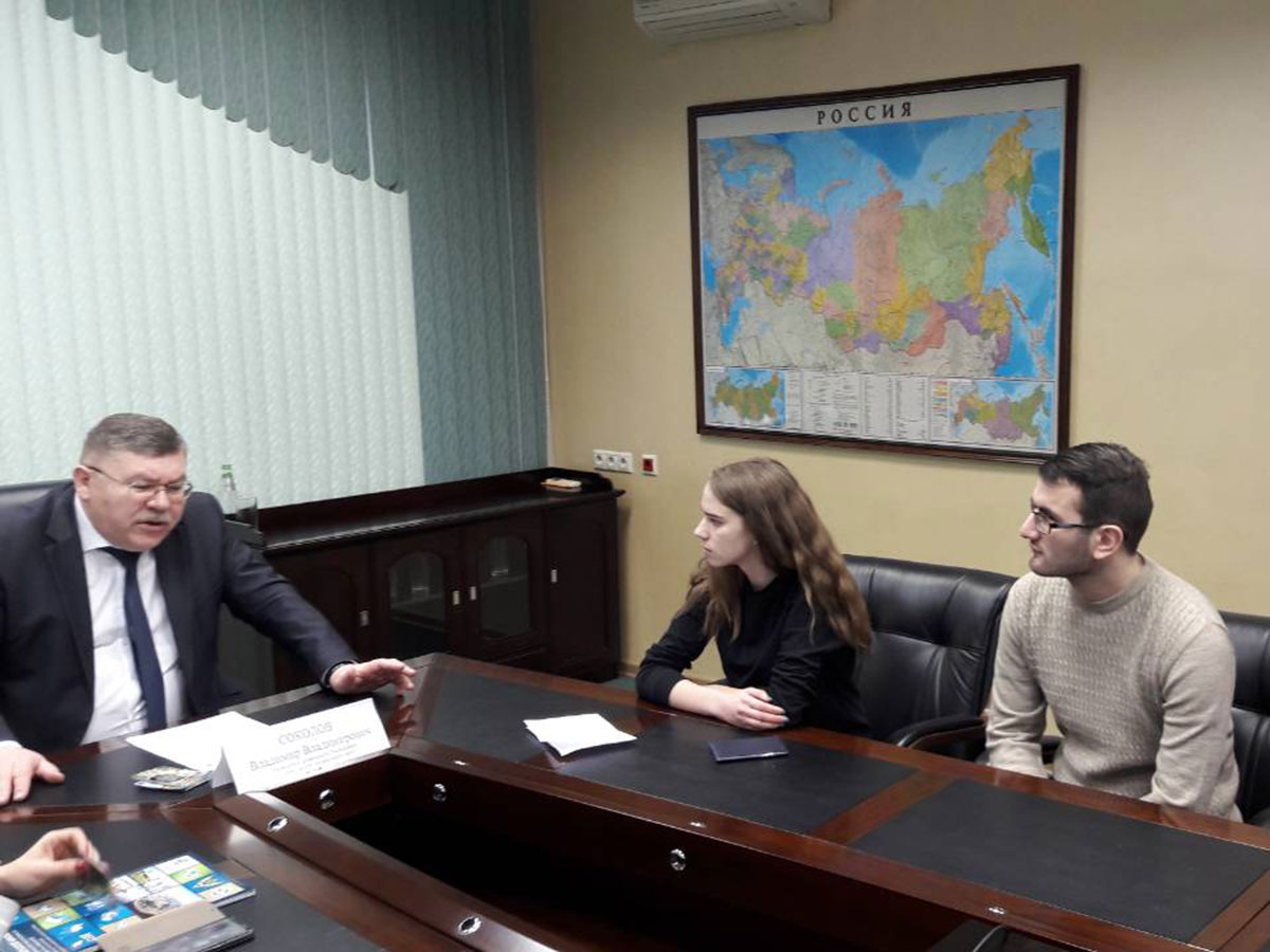 Студенты-географы встретились с начальником Департамента Росгидромета по ПФО