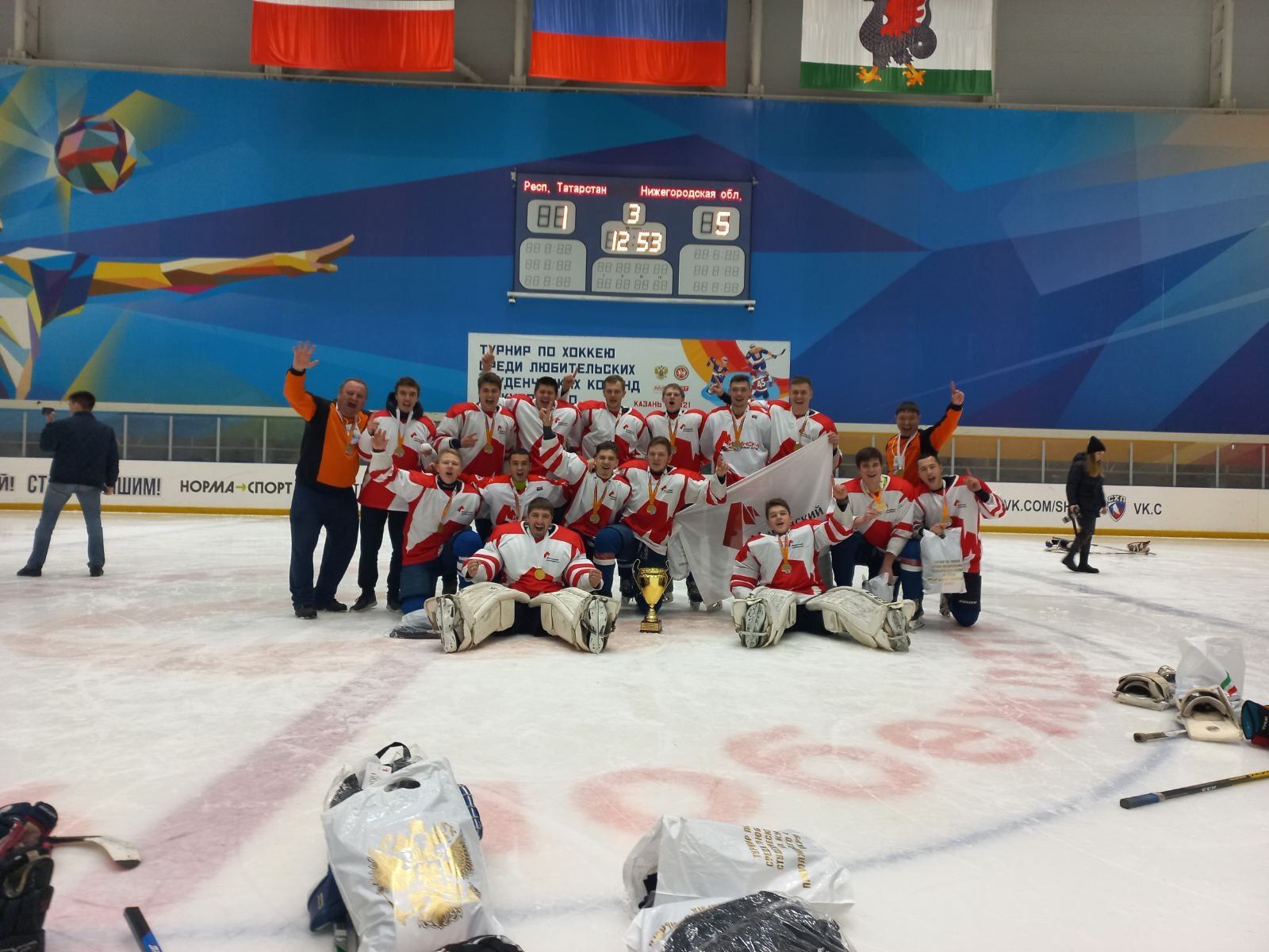 Студенты Мининского включены в состав сборной Нижегородской области по хоккею 