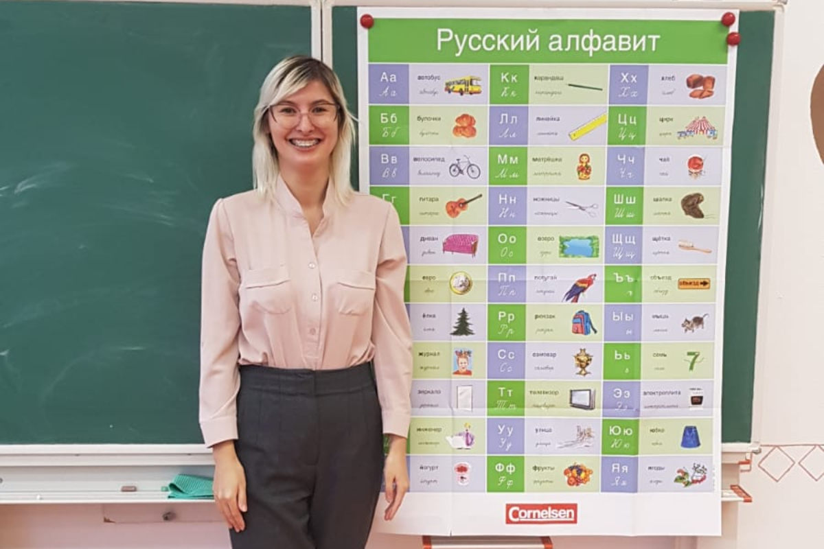 Студенты Мининского приняли участие в проекте по популяризации русского языка „Руссомобиль“ в Эссене