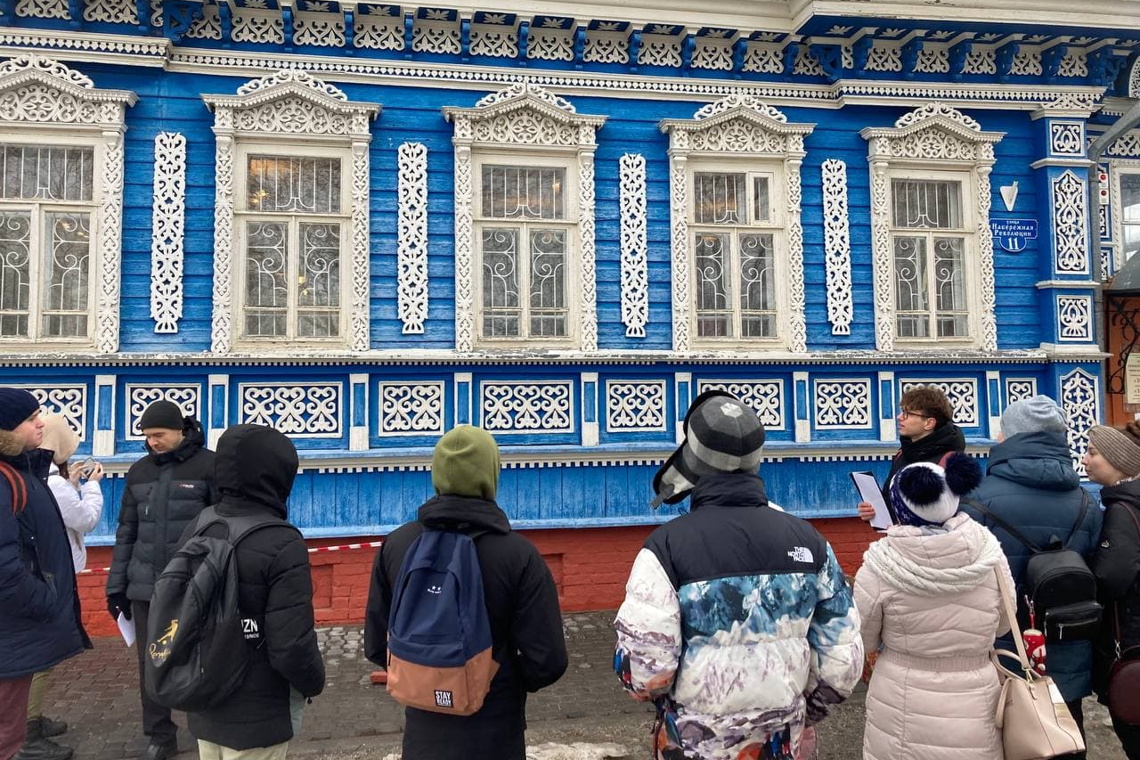 Студенты Мининского провели выездную экскурсию для школьников в Городце