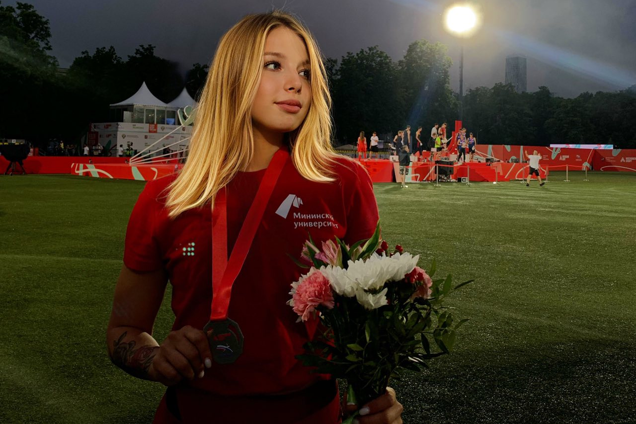 Студентка Мининского получила серебро и бронзу на фестивале легкой атлетики