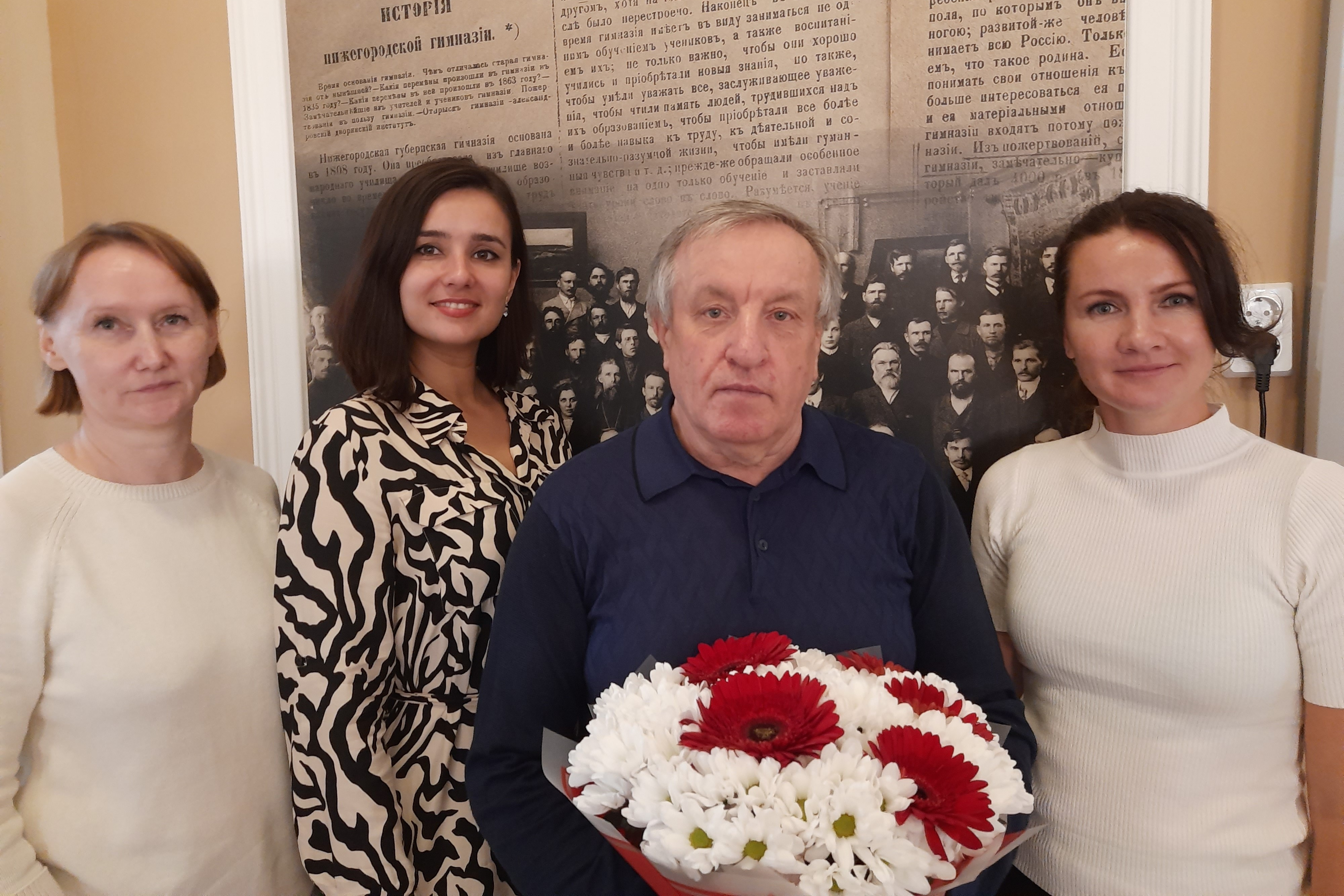 Профессор Мининского университета Александр Шамов награждён медалью К. Д. Ушинского