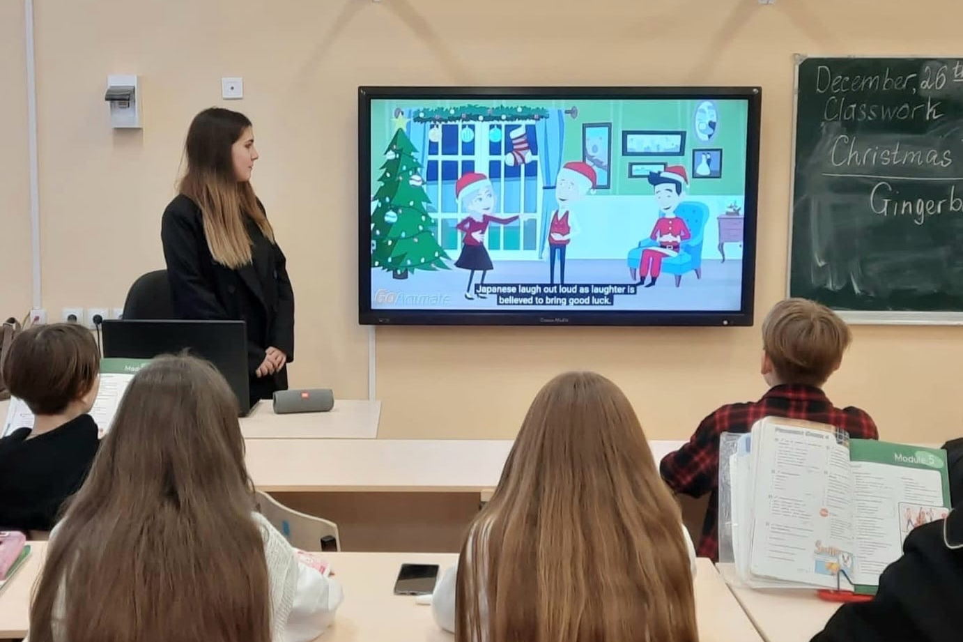 Студенты Лингвистического факультета провели серию Рождественских мероприятий в школах Нижнего Новгорода