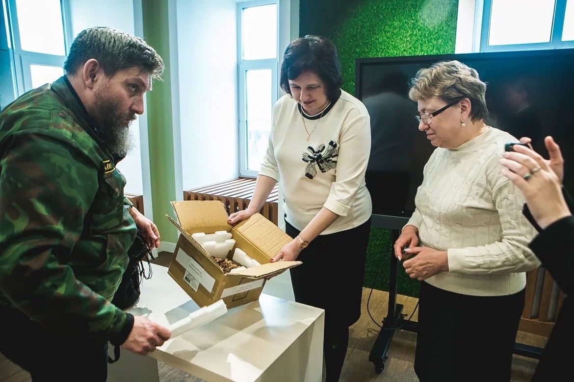 В естественнонаучном музее Мининского университета появился уникальный «гриб-баран»
