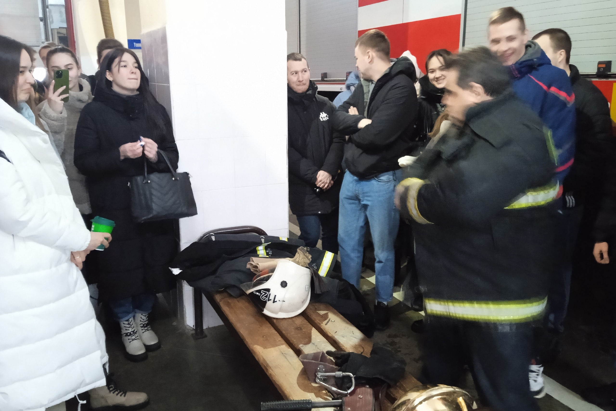 Студенты Мининского познакомились с организацией пожарной части