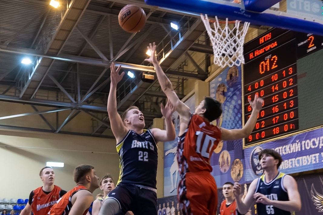 По итогам второго группового этапа Чемпионата Ассоциации студенческого баскетбола сборная Мининского находится на втором месте