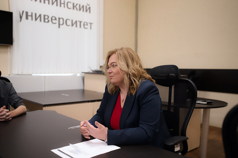 И.о. ректора Мининского университета ответила на вопросы студентов