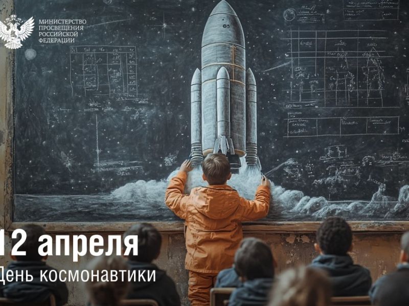 Поздравление Министра просвещения Российской Федерации Сергея Кравцова с Днем космонавтики