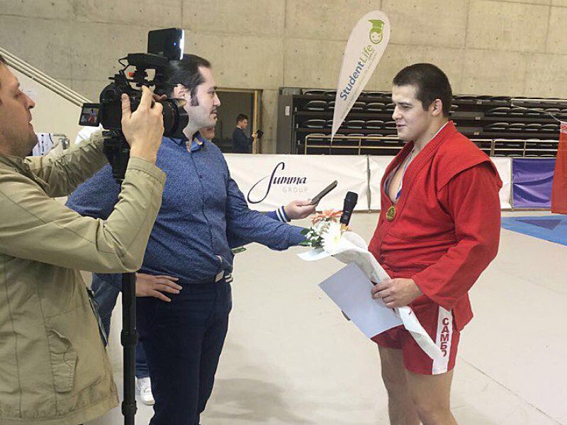 Студент факультета физической культуры и спорта стал победителем в Чемпионате мира по самбо