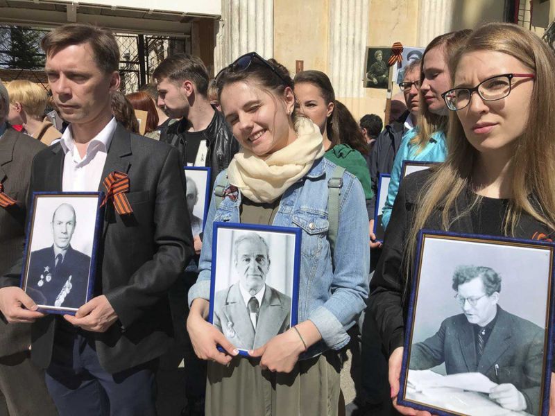 Студенты-продюсеры приняли участие в празднике, посвященном Дню Победы