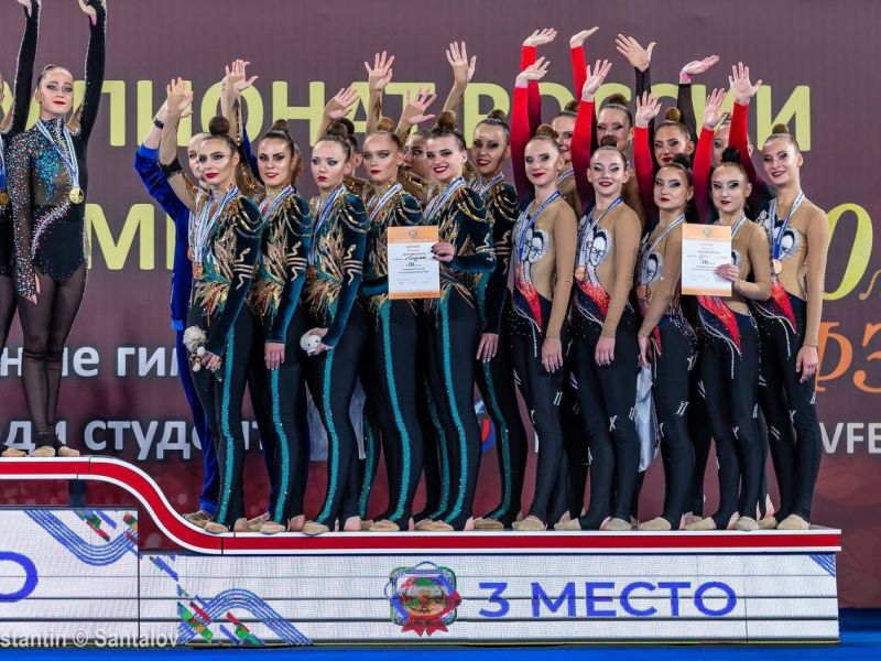 Студентки Мининского университета взяли бронзу Чемпионата России по эстетической гимнастике